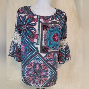 Plus size casual blouse